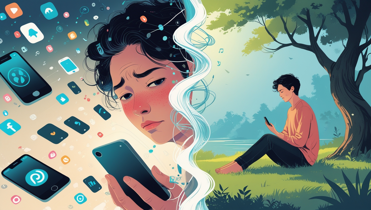Ansiedade e a Era Digital: Reconecte-se com um Detox Tecnológico